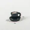 Accesorios DIY al por mayor colgante para funda de teléfono móvil colgante para llavero matrícula de teléfono móvil simulación de refrigerador taza de café tridimensional