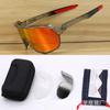 Gafas de Sol con 3 Lentes, a Prueba de Viento, para Ciclismo, Ciclismo de Montaña, Ciclismo de Carretera, Polarizadas, Protección UV, Running