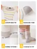 Calcetines de Bebé Rayados Oso Pequeño Clase A Cómodos Transpirables Algodón Peinado Calcetines para Recién Nacidos Sin Costuras Antibacterianos Calcetines para Niños
