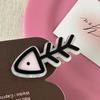 Horquilla de pez pequeño de dibujos animados, con forma de corazón, para niña, con flequillo personalizado, bonita pinza para el pelo rota, pinza lateral, tocado, accesorios para el cabello