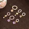 Cadena de Cuentas de Cristal de Fábrica Estilo Chino Colgante para Juego de Té Cuerda para Tapa de Tetera Púrpura Accesorios Retro para Ceremonia del Té Decoración de Tetera