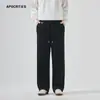 Ropa para Hombre Apo para Hombre Invierno Forro Polar Grueso Versátil Holgado Recto Elástico Cordón Deportivo Casual Pantalones