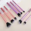Caixa de conjunto de 8 pincéis de maquiagem de tubo longo transfronteiriça um conjunto pincel para base pincel para pó pincel para blush pincel para sombra produtos de beleza