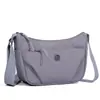 Bolsa transversal casual estilo japonês, cor sólida, para trabalhadores de escritório e meninas, adequada para o trajeto diário, compras e passeios, com múltiplos compartimentos