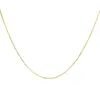 Cadena de Colgante Pigmento Oro 18K Cadena para Clavícula Cadena Hueso de Serpiente Cadena Básica para el Día a Día Cadena Ligera No se Desvanece