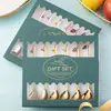 Juego de Tenedor y Cuchara de Acero Inoxidable Navideño L Transfronterizo con Colgante de Fresa Lindo Cuchara de Postre Tenedor de Fruta Cuchara de Café Caja de Regalo