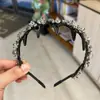 Diadema para Mujer 2026 Nuevo Estilo Cristal Calavera Superior Alta Diadema para el Cabello Peine Dientes Antideslizante Pedrería Presiona el Cabello Diadema