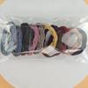 [Um lote] Anel de cabelo sem costura para meninas coreanas, corda de cabelo colorida, corda de cabeça de alta elasticidade, anel de toalha
