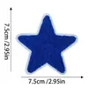 Parche de Tela Bordado Estrella Toalla Parche Bordado Estrella de Cinco Puntas Multicolor Parche Bordado Estrella de Cinco Puntas Accesorios para Ropa Parche Decorativo Parche de Tela Termoadhesivo