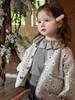 Jaqueta Floral para Meninas Roupas de Outono Infantil 2026 Novo Cardigan à Prova de Vento Estiloso para Crianças Pequenas Top Casual de Moda para Bebês