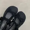 Zapatos de Malla Transpirable Planos con Lunares Negros para Mujer, Nuevos Zapatos Mary Jane Franceses con Lazo de Verano 2026