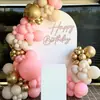 Decoração de Parede de Fundo para Layout de Festa de Aniversário Transfronteiriça Adesivos Letras em Inglês Feliz Aniversário Adesivos de Parede Decorativos