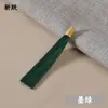 8cm Hilo Dorado Poliéster Anilla de Tirar Borla Colgante de Abanico Marcador de Libros Borla Gran Cantidad y Buen Precio
