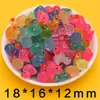Pato amarillo luminoso de color simulación de dibujos animados pegamento de crema accesorios para funda de teléfono móvil diy juguetes para niños accesorios de resina