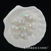 Pulsera Hecha a Mano DIY con Forma de Corazón Iridiscente Plegado Multifacético, Cadena para Teléfono, Accesorios Colgantes para Coche, Popular en Transmisiones en Vivo, Venta al por Mayor