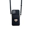 Funda para teléfono con diseño de lichi para iPhone 15 Pro Max, con hebilla de bloqueo y tarjetero, funda protectora para Apple 12 7G