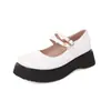 Amazon Zapatos de Plataforma con Tira de Viaje en el Empeine Calzado de Talla Grande 4540 Zapatos de Cuña Casuales Estilo Coreano Zapatos de Mujer de un Solo Color