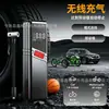 Compressor de Ar Portátil para Carro com Mostrador Mecânico, Carregamento Rápido para Pneus de Carro, Power Bank Portátil de Emergência para Celular, Ferramenta de Enchimento