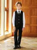 Conjunto de uniforme escolar primário para meninos e meninas, uniforme de classe estilo faculdade, uniforme de jardim de infância, traje para coro e apresentador da temporada de formatura infantil