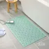 Alfombrillas de baño de PVC simples y ecológicas para uso doméstico, con diseño antideslizante, adecuadas para duchas, inodoros y baños, proporcionando protección impermeable y anticaídas durante el baño.
