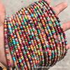 2*4mm cuentas de ábaco de pino emperador color mixto cuentas sueltas cuentas de rueda de piedra de pino emperador cuentas pequeñas joyería con cuentas