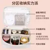 Bolsa de Cosméticos Desmontable con Compartimentos Gran Capacidad para Viaje Bolsas Portátiles de Almacenamiento para Cosméticos Bolsa de Cosméticos Multifuncional Neceser
