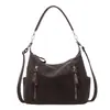 Bolsa de mano transfronteriza para mujer, bolso de hombro estilo vintage versión coreana, nuevo bolso cruzado de moda para el día a día, bolsa suave de gran capacidad para el hombro