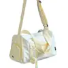 Bolsa de Viaje Deportiva Estilo Coreano para Distancias Cortas para Niñas, Bolso de Fitness de Gran Capacidad Estilo Nuevo, Bolsa de Lona, Bolso de Hombro, Mochila Cruzada