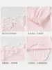 Mameluco para Bebé Estilo Coreano Elegante Ropa para Bebé Niña Dulce Lazo Nudo Body Triangular Manga Larga Regalo para Recién Nacido