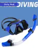 Equipo de Gafas de Buceo para Adultos Nuevo Traje Snorkel Dos Tesoros Impermeable Tubo de Snorkel Completamente Seco Natación Máscara para Miopía