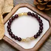 Pulseras de Piedra Natural para Hombre y Mujer, Pulseras de Cristal Natural de Citrino Malaquita, Joyería para Hombre y Mujer, Venta al por Mayor de Joyería para Parejas