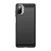 Adequado para Capa de Celular Samsung Galaxy A07 Capa Shell Totalmente Envolvente de Fibra de Carbono Escovada para Samsung Galaxy A07