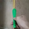 Ferramenta de costura de canto Yin Yang de plástico ABS verde, venda direta da fábrica, raspador dois em um de canto Yin e Yang, artefato de costura
