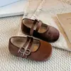 Zapatos Pequeños de Piel para Niñas 2026 Primavera Nuevo Estilo Nuevos Zapatos de Princesa para Niños Suela Suave Zapatos para Bebé Niña Lindos Zapatos Mary Jane