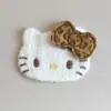 Nuevas Pegatinas de Tela Bordadas con Lazo Kt Accesorios para el Cabello Hechos a Mano DIY Accesorios para Ropa Zapatos Calcetines Sombreros Bolsas Pegatinas Decorativas Accesorios