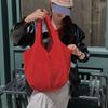 Bolso Tejido Vintage Ins de Corea del Sur Nuevo Vacaciones Casual Bolso de Playa Bolso Tejido a Crochet Bolso Tote Portátil