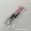 Chaveiro de Carro Transfronteiriço Simples para Cintura Masculina Criativo com Logo Gravado Pingente Anti-perda Chaveiro de Pelo