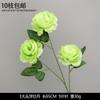 Decoración de Flores Artificiales Verdes Material de Flores de Hoja de Manzana Flor Exterior Planta Verde Hermoso Arreglo Chen Simulación de Hoja de Tortuga Arte Floral para Boda