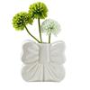 Vaso de Cerâmica em Forma de Laço Transfronteiriço Vaso de Flores Inserção de Flores Arte Decorativa de Cerâmica para Sala de Estar Doméstica Ornamentos de Flores Cerâmicos Bicolor