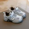 Nuevos Zapatos de Argán para Niños Primavera/Verano 2026 Transpirables Convenientes Parche de Velcro Patchwork de Moda Trendy Casual Zapatos Deportivos