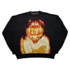 Novedades INS transfronterizas: Ropa de punto urbana estilo oscuro Y2K, suéteres de otoño/invierno góticos y Harajuku, al por mayor