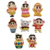Disfraces brillantes de dibujos animados Serie Shin-chan para niños Accesorios de resina DIY para accesorios para el cabello, pinzas para el cabello, fundas de teléfono, hebillas de zapatos y materiales decorativos