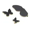 Manija de Agujero Único para Armario Guardarropa de Lujo Ligero Nórdico Minimalista de Alta Venta, Manija Cuadrada de Pétalo Azul Blanco de Dibujos Animados de Mariposa