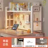 Prateleira de armazenamento para mesa, estante com painel perfurado, escrivaninha para estudante, organizador de mesa multicamadas para uso doméstico