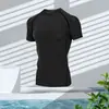 Roupa de Banho Transfronteiriça Tops Masculinos Traje de Banho Tamanho Grande Fonte Termal Banho Masculino Manga Longa Anti-Embaraço Equipamento de Mergulho Proteção Solar