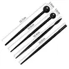Herramienta de Arcilla de Doble Punta Transfronteriza Juego de 4 Piezas DIY Plástico Herramientas para Arcilla Negra Herramientas para Arcilla Suministros de Arte