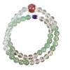 Pulsera plegable de cristal de fresa y amatista explosiva de Little Red Book, elegante y ligera pulsera de lujo con un toque de dulce y alta gama. Accesorios.