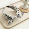 Faixa de Cabelo com Nó Pequeno Estilo Étnico Novo de Três Estados Transfronteiriça Larga Carimbo de Cabelo Pressionado Acessórios de Cabelo Headband Feminino Grande Estampado