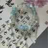 Pulseira de Contas Explosiva Cauda de Peixe Ins Simples Versátil Doce para Meninas Pulseira de Vidro Atacado Barraca de Ponto Turístico