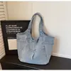 Comercio Exterior Wholesale Jeans Casual Bolso Tote Gran Capacidad Nuevo 2026 Moda Viaje Versátil Bolso de Hombro Único Bolso para Mujer